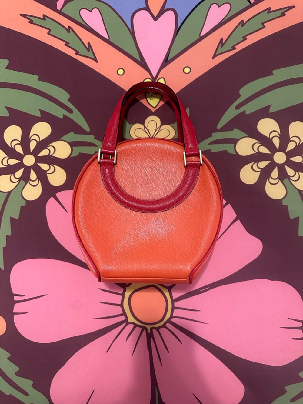 Bally Vintage Top Handle Rounded Handbag